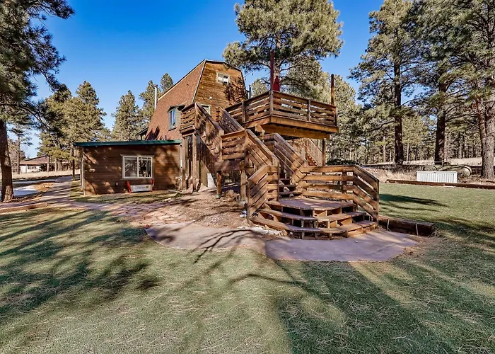 Meadow Mountain Large A-frame Hot Tub 5 Private Acres Awe Mount Elden Views *