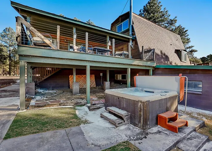 Meadow Mountain Large A-frame Hot Tub 5 Private Acres Awe Mount Elden Views Villa *